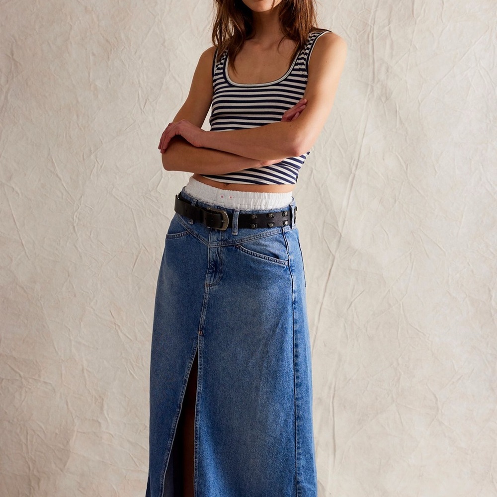 We The Free Come As You Are Maxi Skirt with Slit